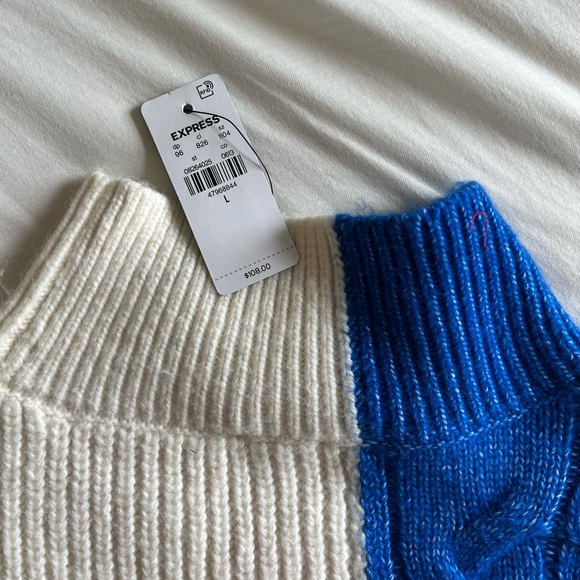 Express Color Block Sweater - Picture 8 of 9